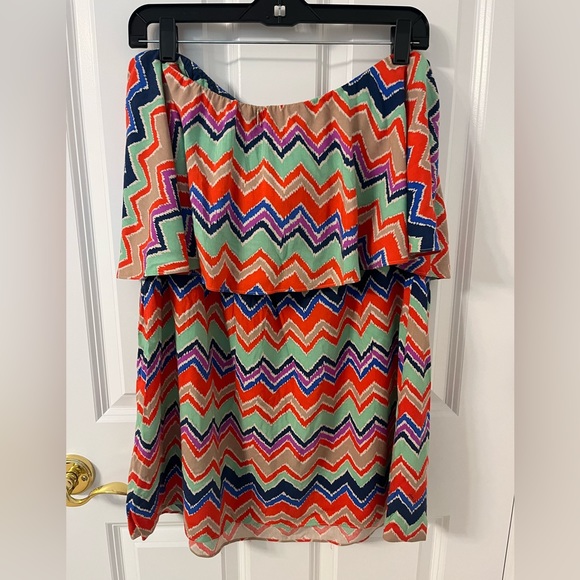 MISA Lucia Strapless Mini Dress - Picture 6 of 9